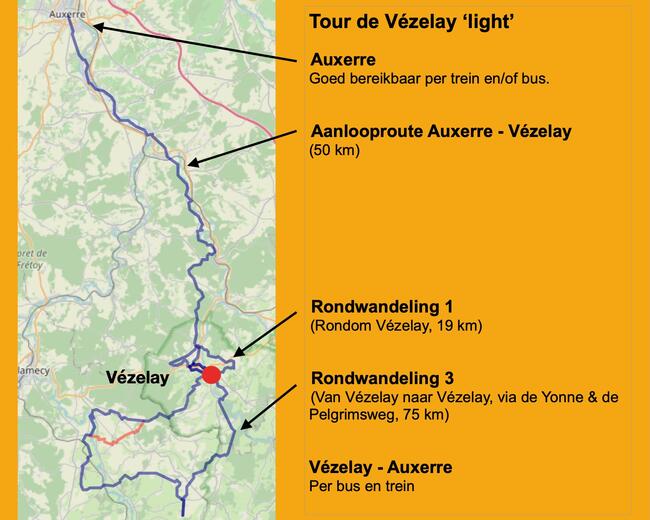 Tour de Vezelay light